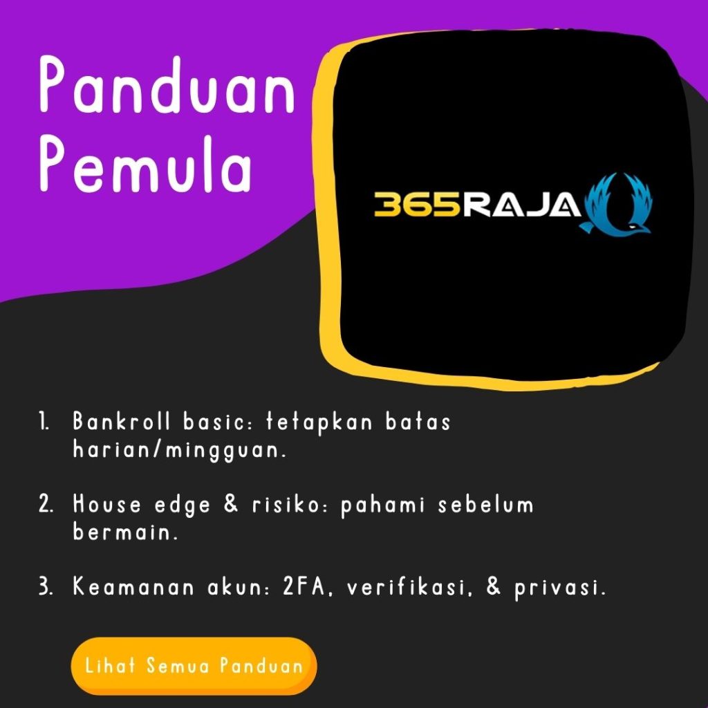 Mulai main ala raja yang hoki di 365raja — tapi tetap bijak.